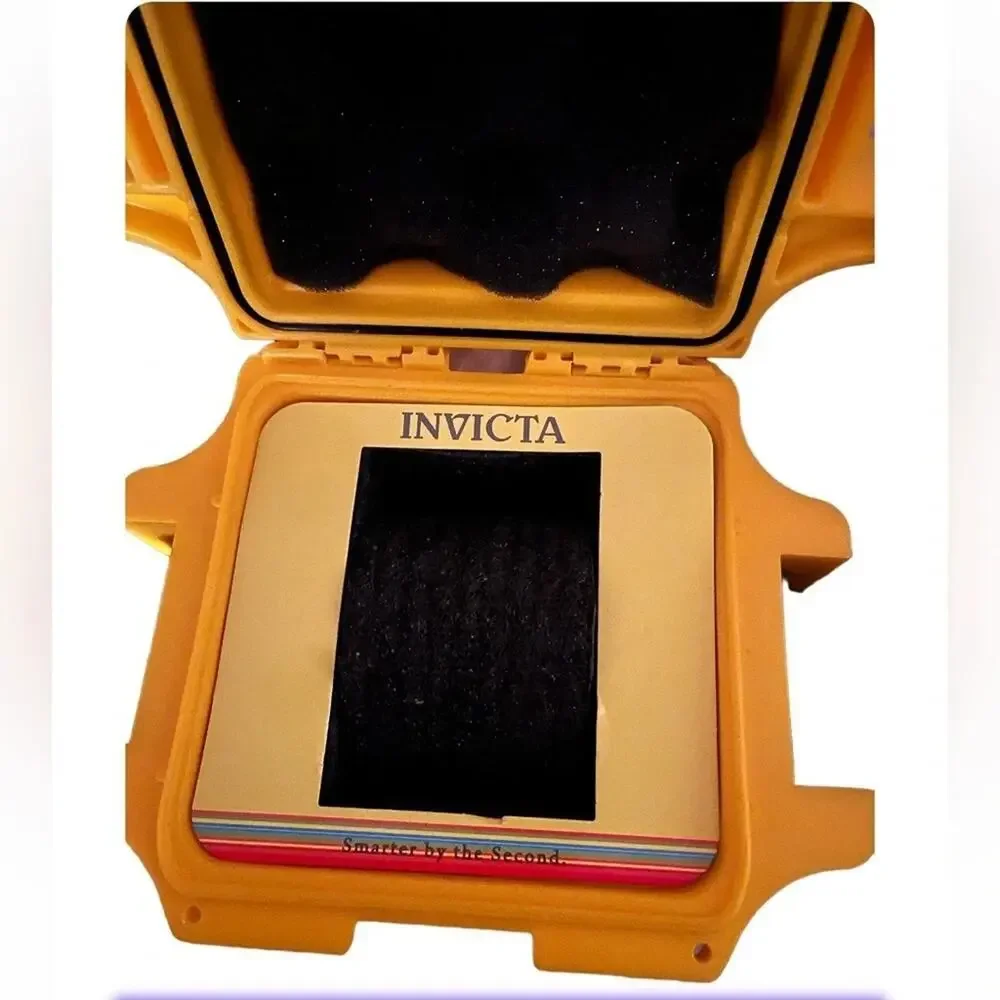 Invicta one slot yellow watch collector box